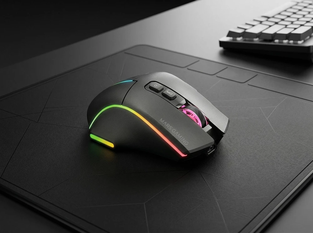 Tacens mars mmw-vector 12000dpi bluetooth 5.4 2.4gpro -pelė žaidimams