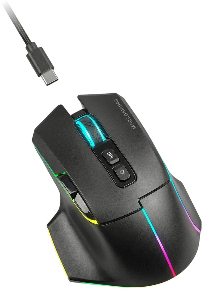 Tacens mars mmw-vector 12000dpi bluetooth 5.4 2.4gpro -pelė žaidimams