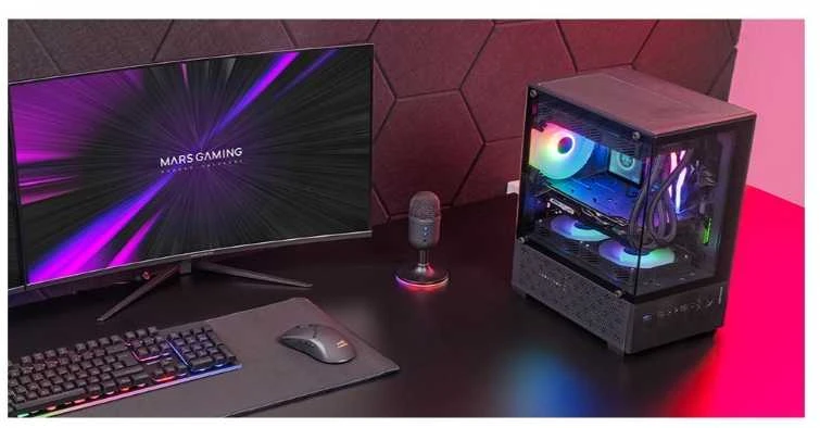 Tacens Mars Gaming MC-SE2 Mini Tower Juodas