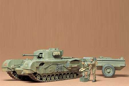 Tamiya Churchill Mk VII Crocodile 1/35 plastikinis tanko modelio rinkinys