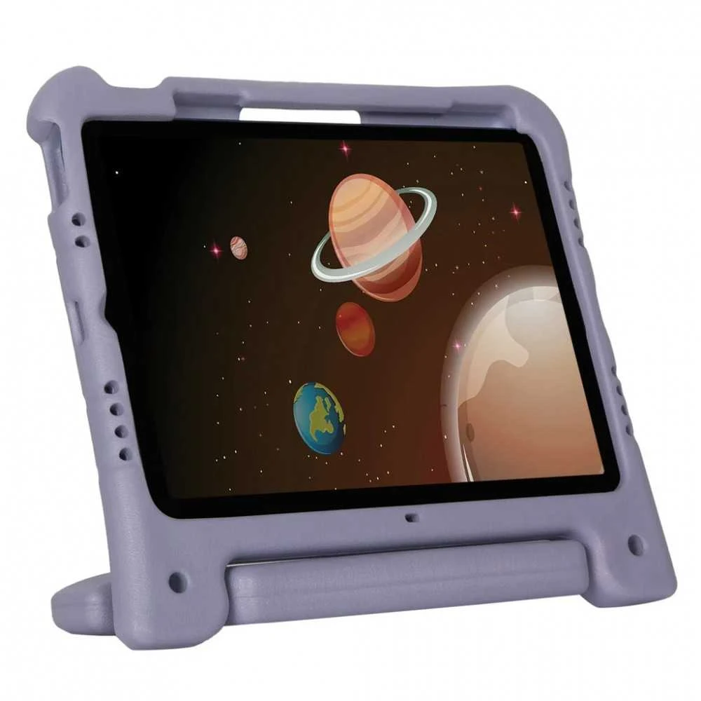 „Targus Kid“ antimikrobinis dėklas | Planšetė dėklas | Skirta „Apple iPad“ (A16), 11 colių „Air“ (M4)/(M3)/(M2), 10,9 colio „iPad“ (10 kartos), 10,9 colio „iPad Air“ (5 ir 4 kartos) ir 11 colių „iPad Pro“ (4, 3, 2 ir 1 kartos) | Violetinė