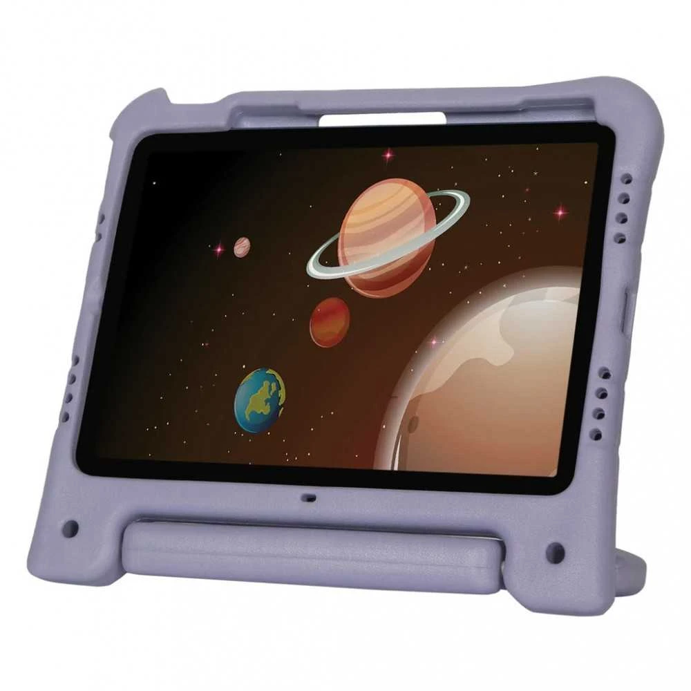 „Targus Kid“ antimikrobinis dėklas | Planšetė dėklas | Skirta „Apple iPad“ (A16), 11 colių „Air“ (M4)/(M3)/(M2), 10,9 colio „iPad“ (10 kartos), 10,9 colio „iPad Air“ (5 ir 4 kartos) ir 11 colių „iPad Pro“ (4, 3, 2 ir 1 kartos) | Violetinė