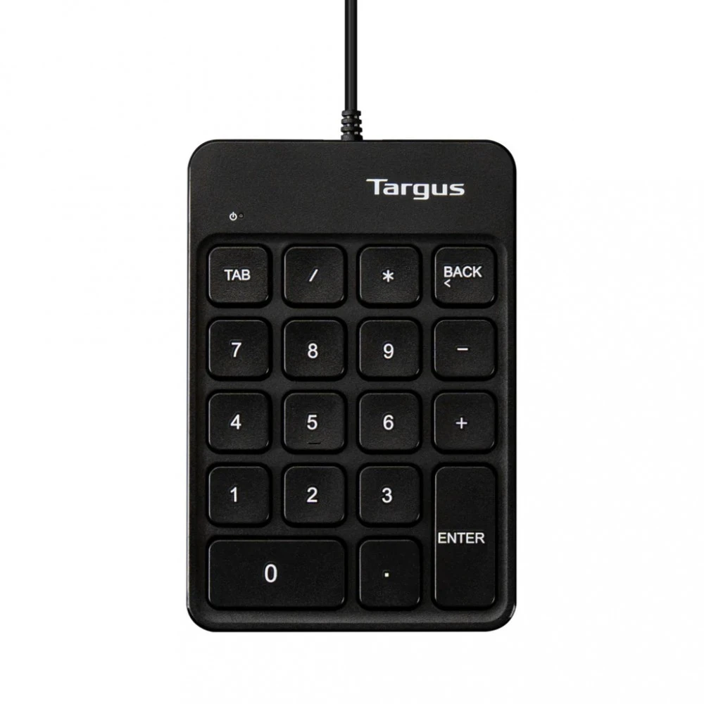 Targus | Numeric EcoSmart | Skaičių klaviatūra | su laidu | Juodas