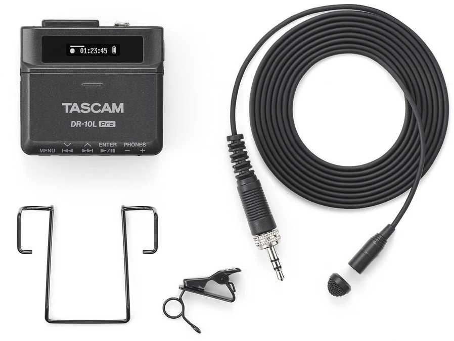 Skaitmeninis Diktofonas - Tascam DR-10L Pro su Lavalier Mikrofonu
