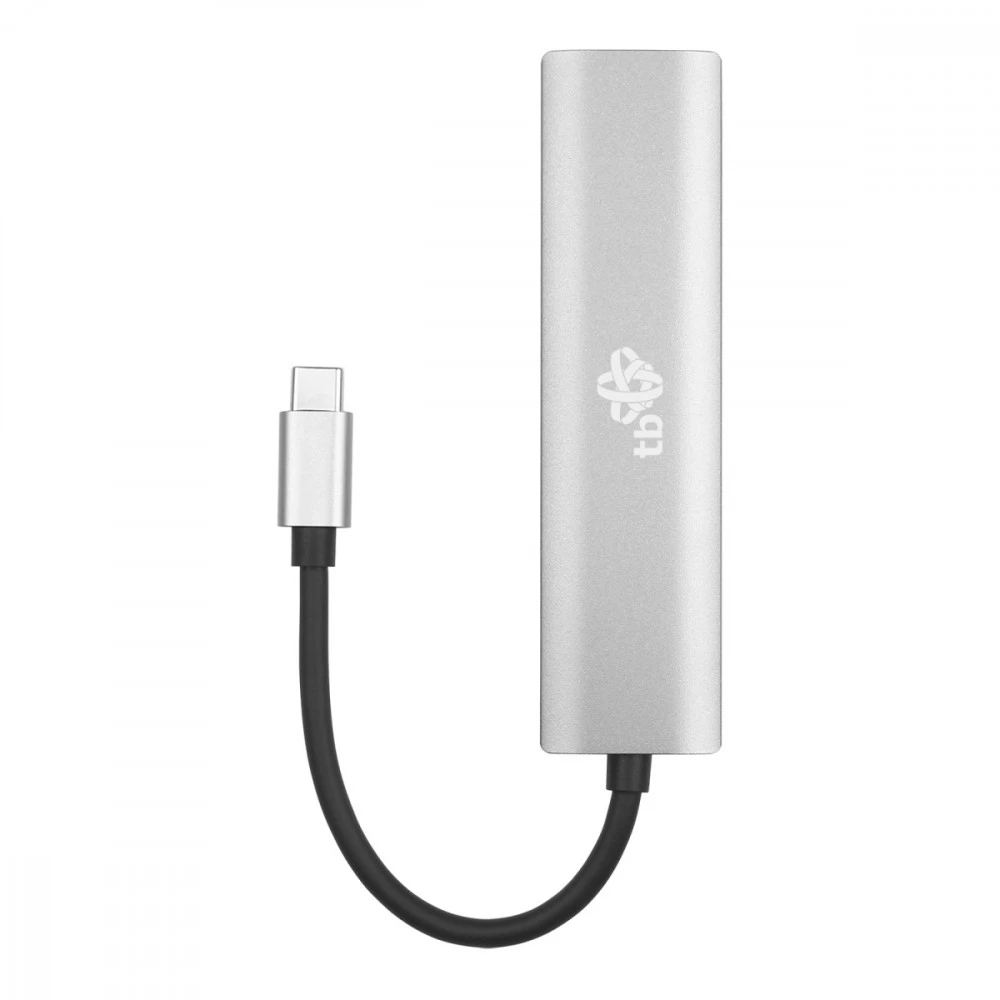TB USB-C daugiafunkcis adapteris su juodu laidu