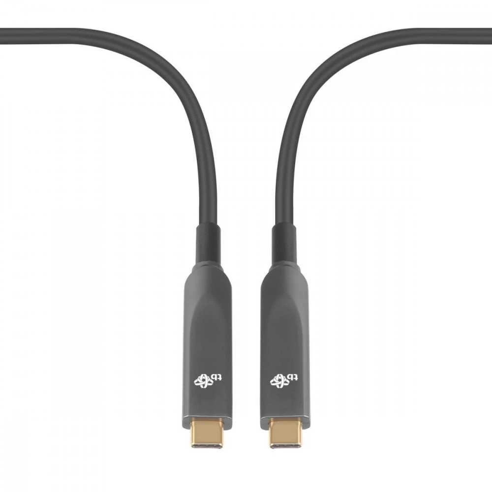 TB Kabelis video usb c-c optinis 4k hibridas 5m
