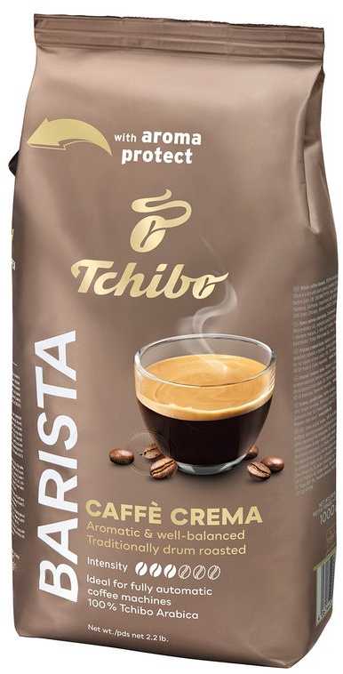Tchibo Kavos pupelės barista caffe crema 1kg