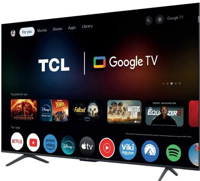 TCL P81K 55P81K televizorius 139,7 cm (55") 4K „Ultra HD“ išmanusis televizorius „Wi-Fi“ metalinis 350 cd/m²