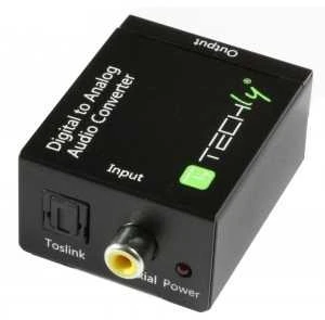 Techly IDATA SPDIF-3 kabelių sąsaja / invertavimo adapteris Multiconnection RCA Juoda