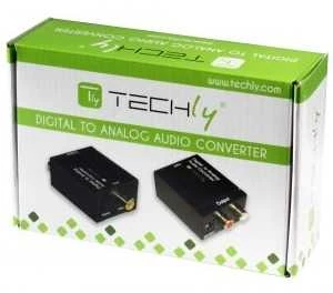 Techly IDATA SPDIF-3 kabelių sąsaja / invertavimo adapteris Multiconnection RCA Juoda
