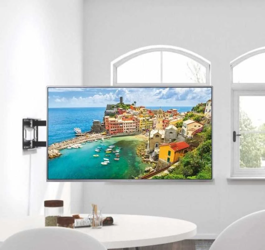 Techly ilgas televizoriaus sieninis laikiklis LCD/LED 43–80 colių