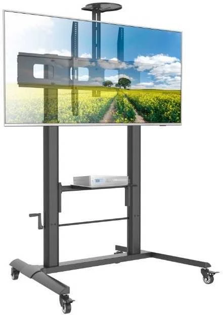 Laikiklis Techly Mobilus stovas interaktyvioms lentoms 52-110 colių, 120 kg, sklandus reguliavimas