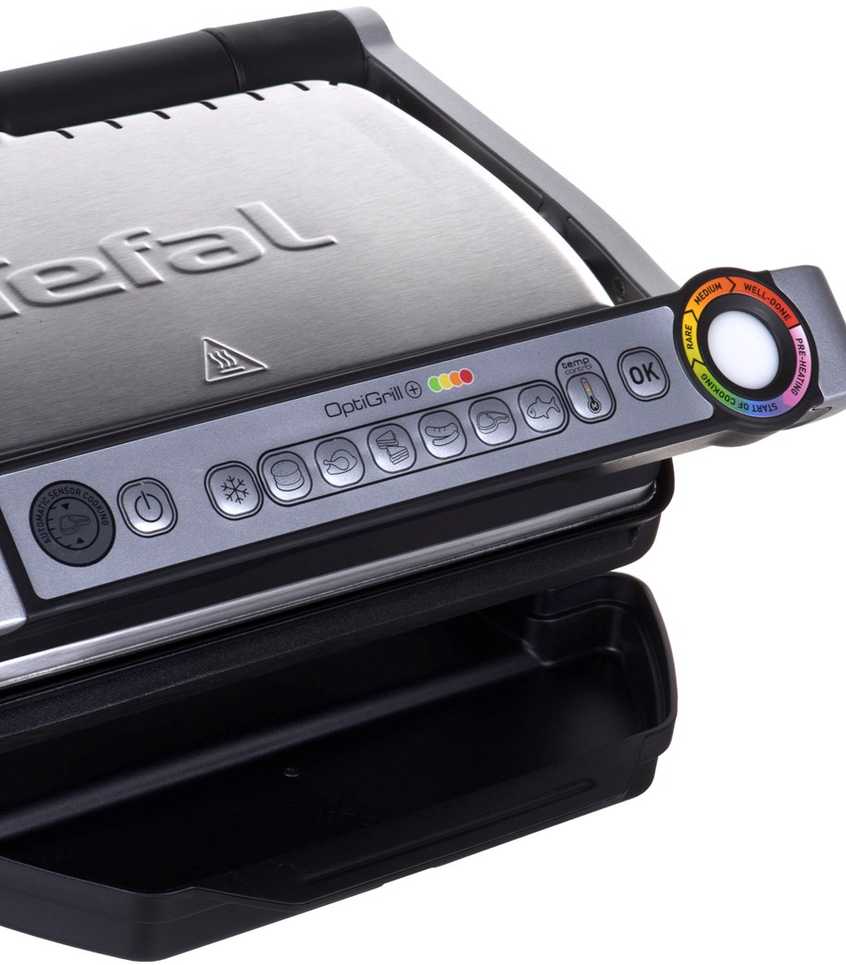 Tefal optigrill gc712d34 kepsninė (uždaras stalas; 2000w; inox spalvos)