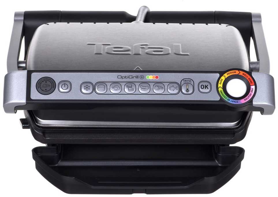 Tefal optigrill gc712d34 kepsninė (uždaras stalas; 2000w; inox spalvos)