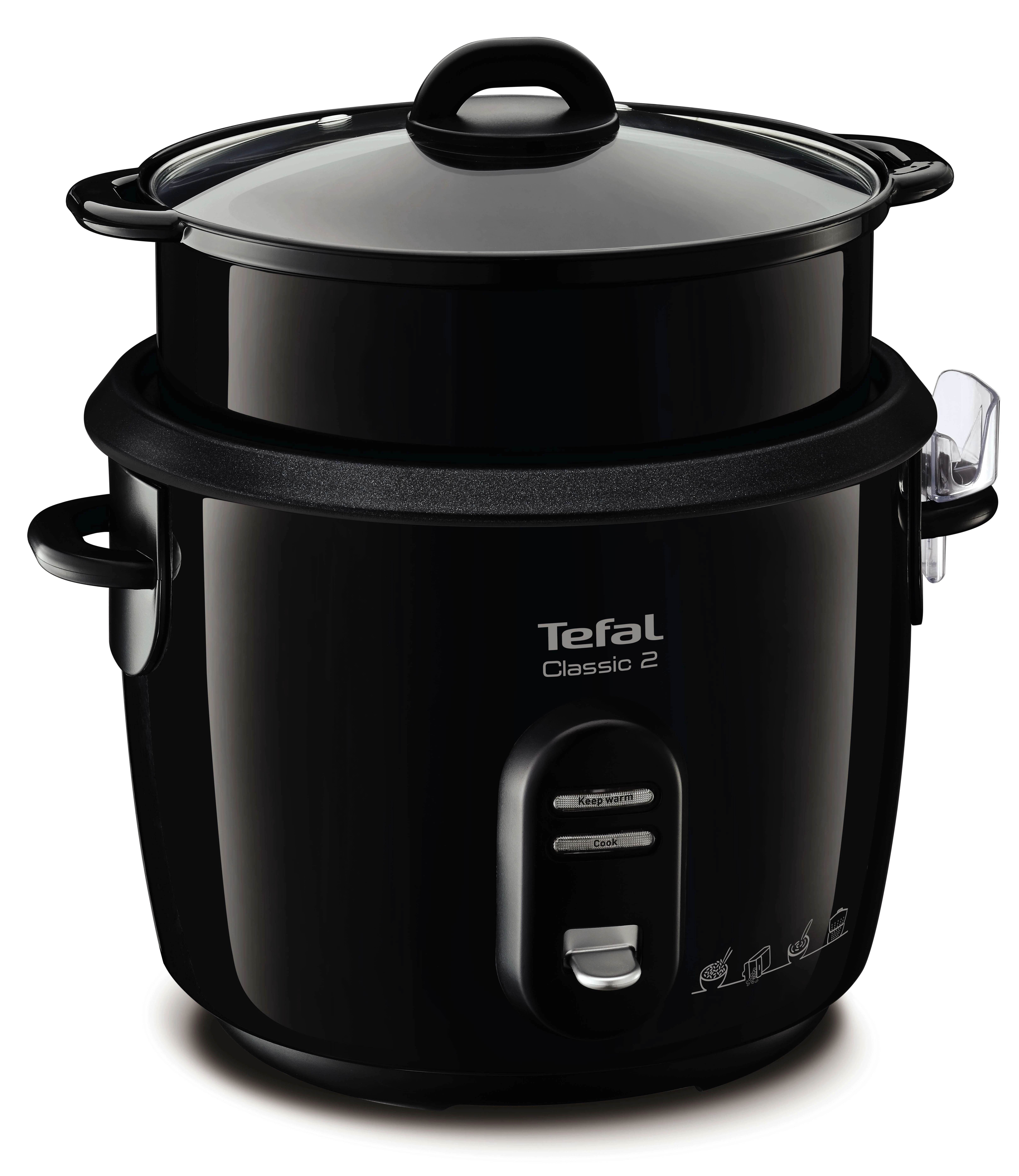 Ryžių Virimo Puodas Tefal New Classic 2 RK103811 5L, Juodos spalvos