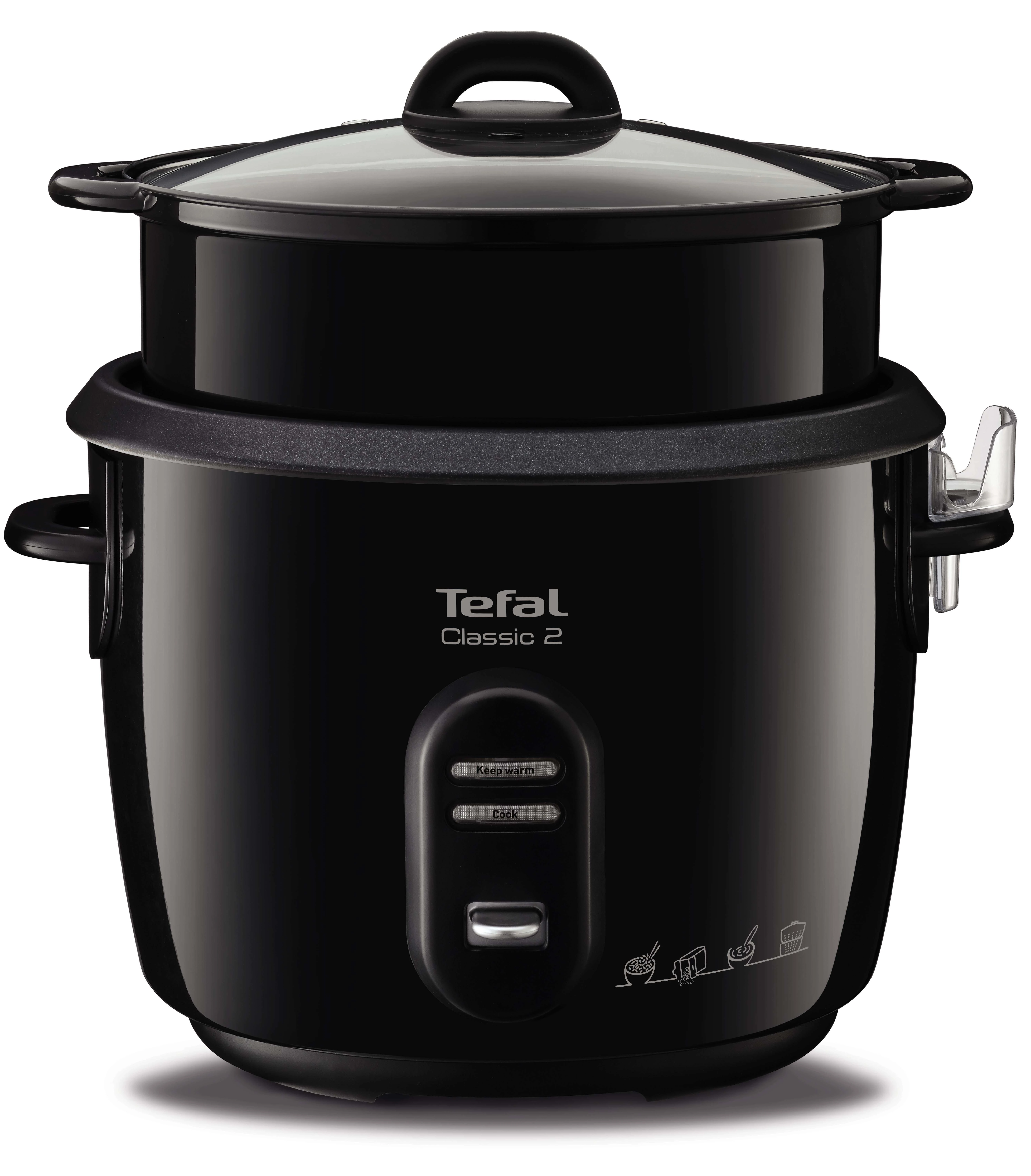 Ryžių Virimo Puodas Tefal New Classic 2 RK103811 5L, Juodos spalvos