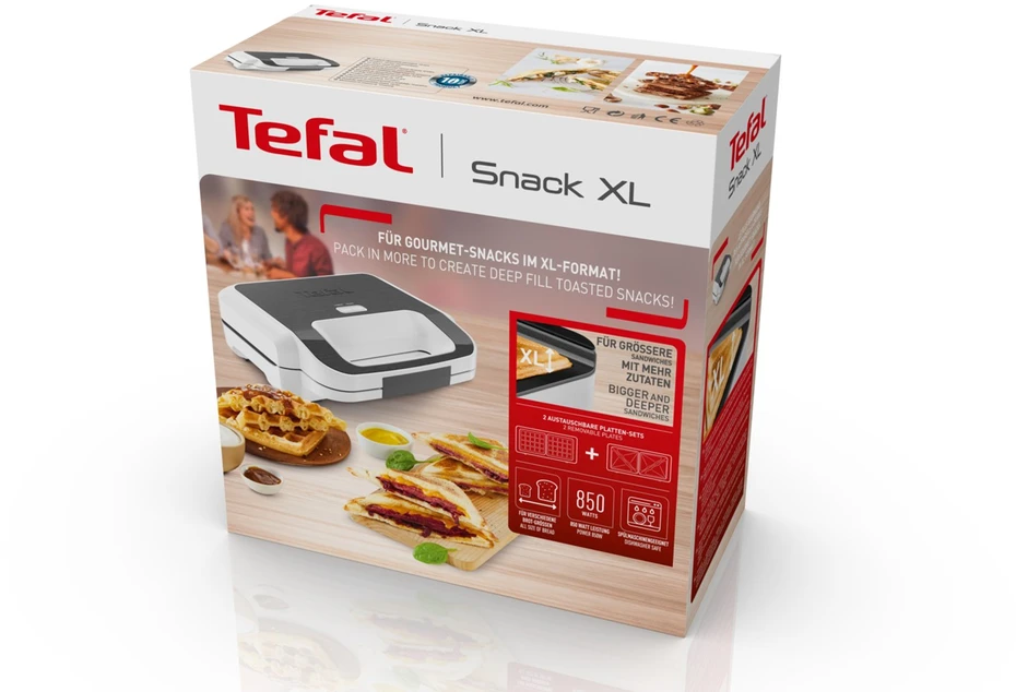 Sumuštinių keptuvas Tefal Snack XL skrudintuvas SW701110
