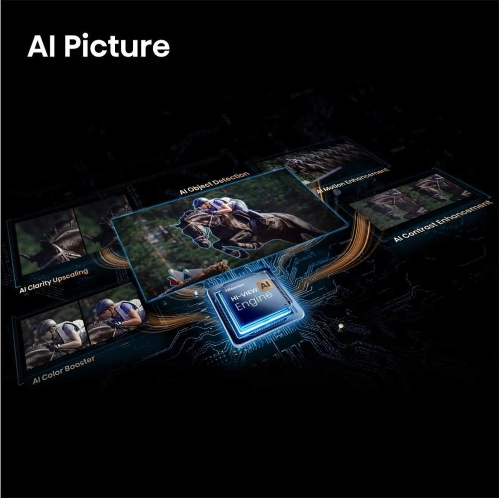 Televizorius Hisense 55E7S PRO 55" QLED 4K 144Hz VidaaOS Vision IQ 2026