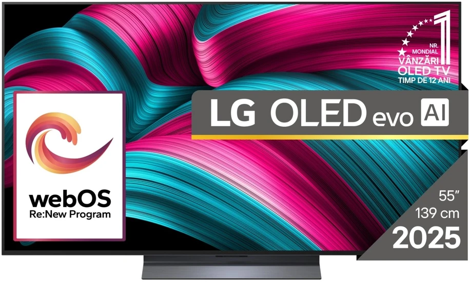55 colių LG OLED55C51LA 4K išmanusis Televizorius 2025