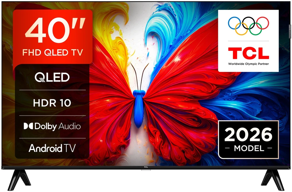 TCL S5L 40S5L TV 101.6 cm (40") Full HD Smart TV Wi-Fi Juodas 300 cd/m²