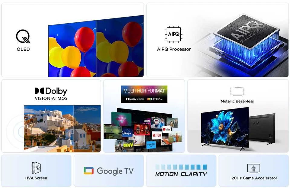 Televizorius TCL 43P7K