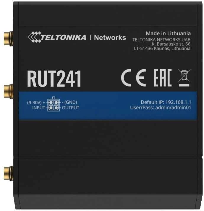 Maršrutizatorius Teltonika router lte 4g rut241