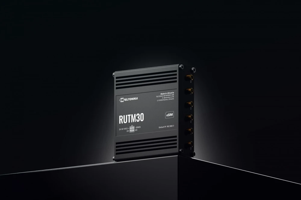 Maršrutizatorius TELTONIKA IOT ROUTER RUTM30 2 5G+ETH+WIFI ESIM