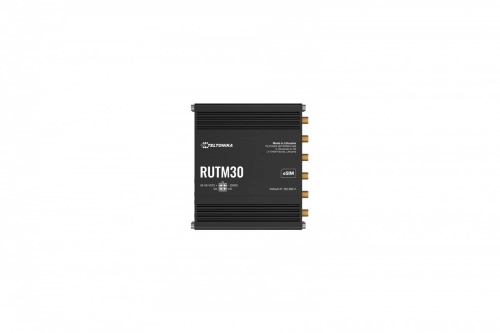 Maršrutizatorius TELTONIKA IOT ROUTER RUTM30 2 5G+ETH+WIFI ESIM