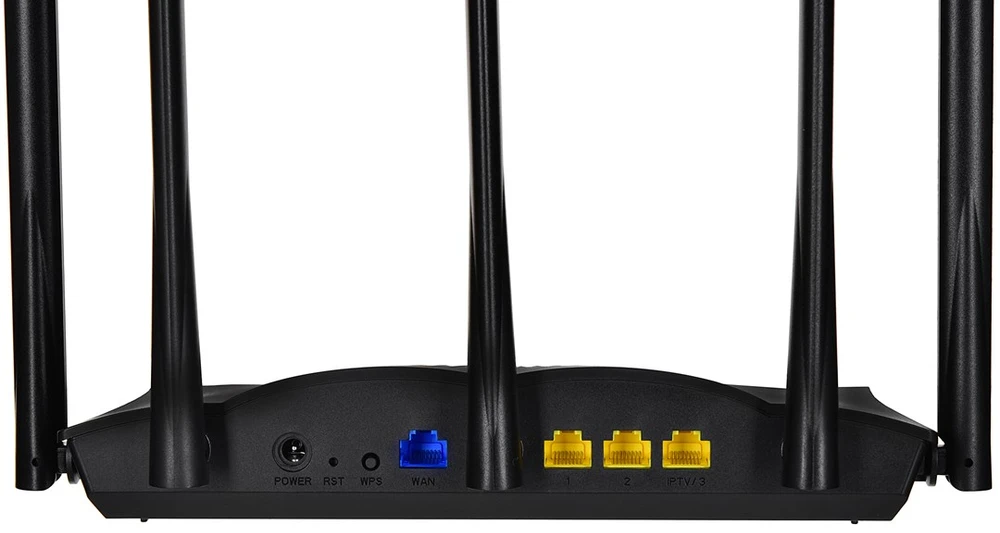 Tenda TX12 PRO bevielis maršrutizatorius Fast Ethernet Dviejų juostų (2,4 GHz / 5 GHz) Juodas