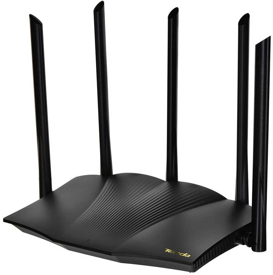 Tenda TX12 PRO bevielis maršrutizatorius Fast Ethernet Dviejų juostų (2,4 GHz / 5 GHz) Juodas
