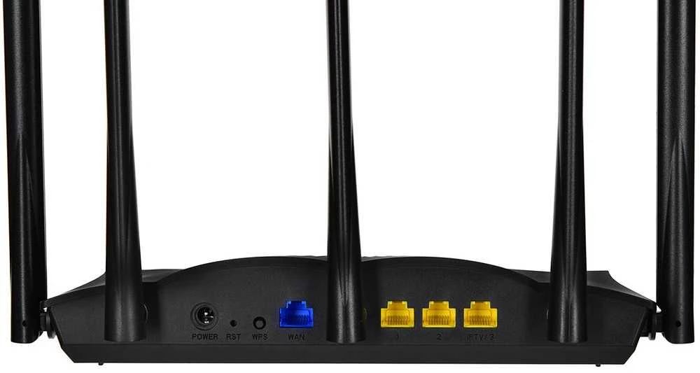 Tenda TX12 PRO bevielis maršrutizatorius Fast Ethernet Dviejų juostų (2,4 GHz / 5 GHz) Juodas