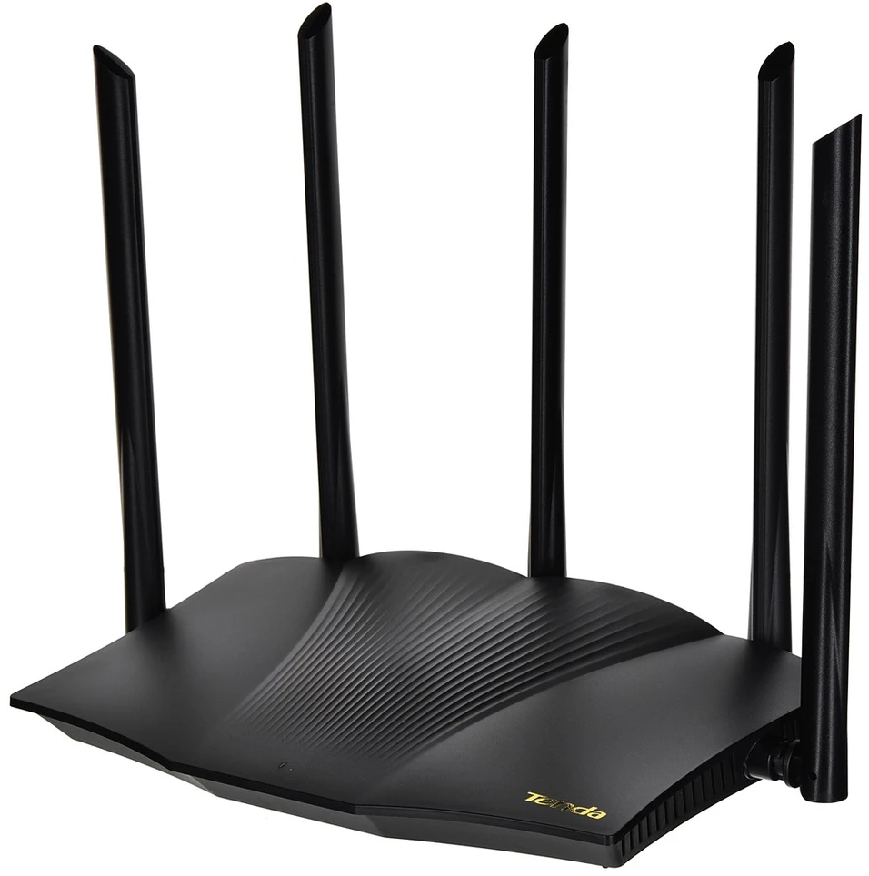 Tenda TX12 PRO bevielis maršrutizatorius Fast Ethernet Dviejų juostų (2,4 GHz / 5 GHz) Juodas