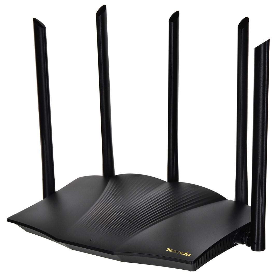 Tenda TX12 PRO bevielis maršrutizatorius Fast Ethernet Dviejų juostų (2,4 GHz / 5 GHz) Juodas
