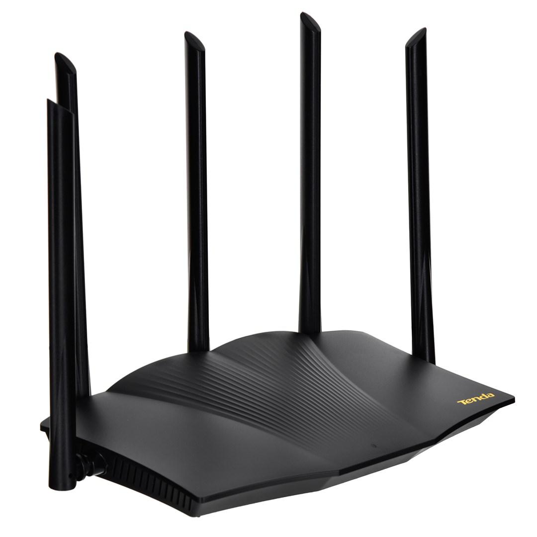 Tenda TX12 PRO bevielis maršrutizatorius Fast Ethernet Dviejų juostų (2,4 GHz / 5 GHz) Juodas