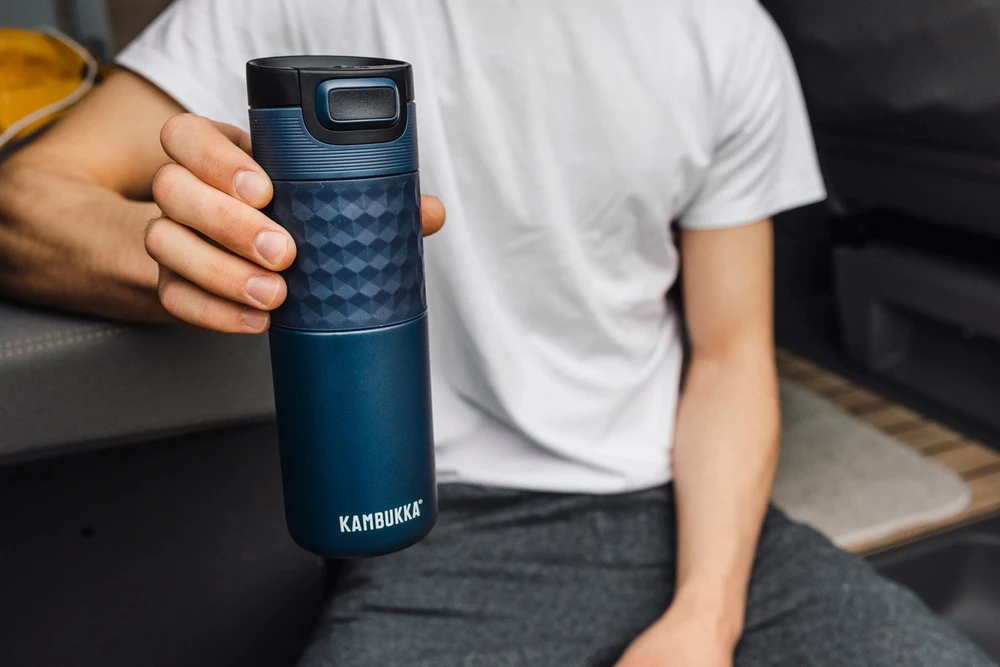 Kambukka Termo puodelis Etna Grip 500 ml, Denim Mėlyna