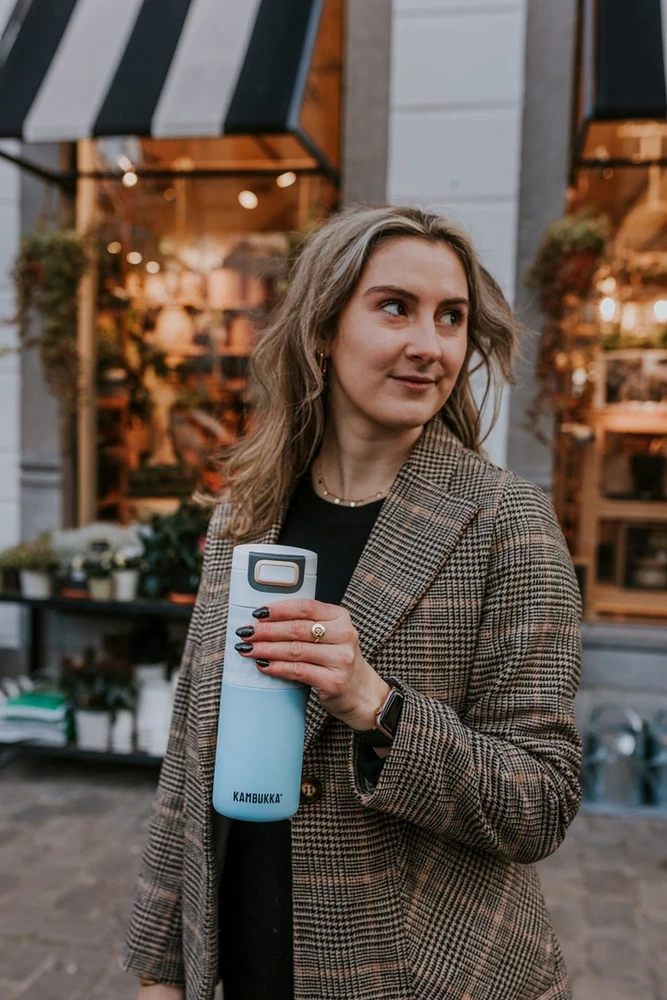 Termo puodelis kambukka etna grip 500ml, breezy mėlynas