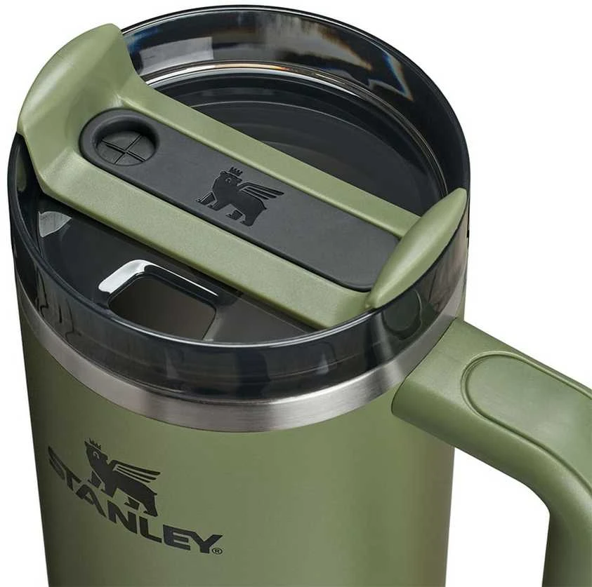 Gertuvė Stanley Quencher H2.O FlowState Tumbler 1.18 L - pušų žalios spalvos