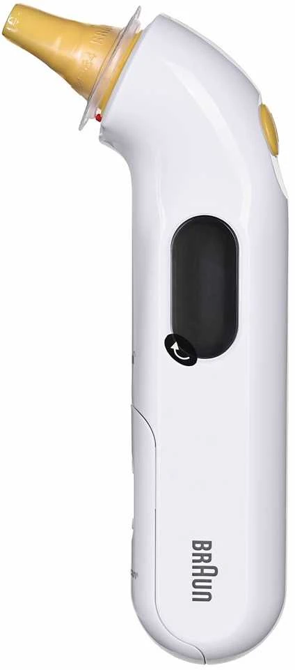 Braun Thermoscan 3 infraraudonųjų spindulių ausies termometras IRT3030 Atminties funkcija, Matavimo laikas 1 s, Baltas