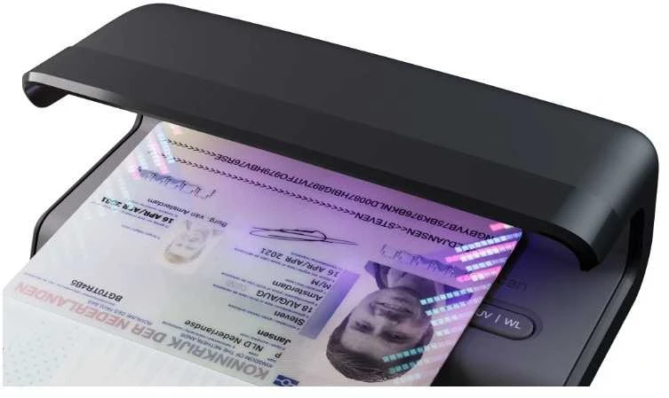 „Safescan 75“ LED UV banknotų testeris