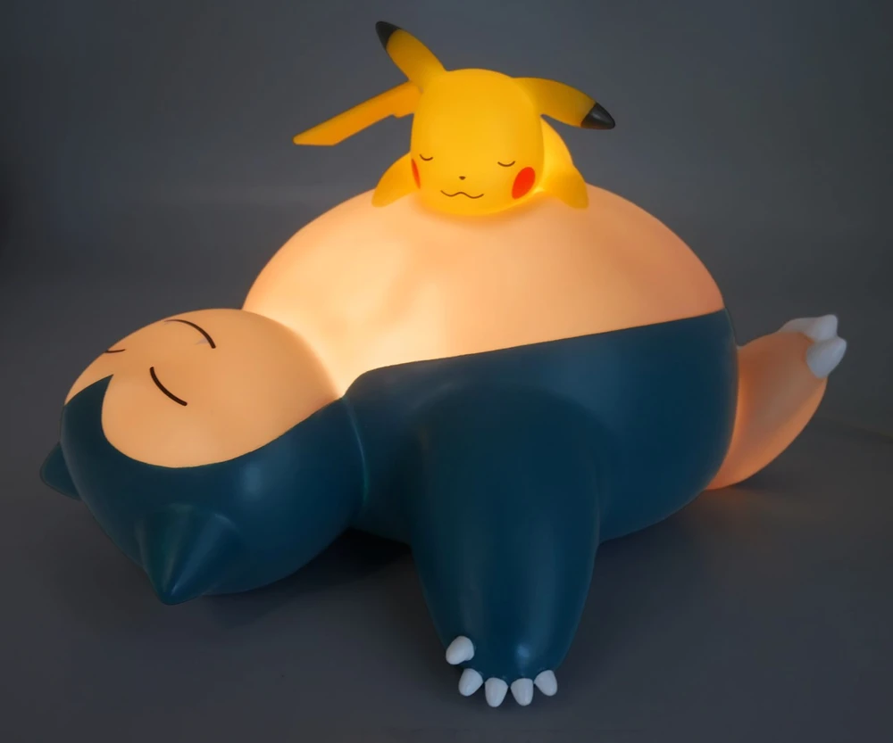 TEKNOFUN Pokemon - Snorlax Pikachu LED lempa