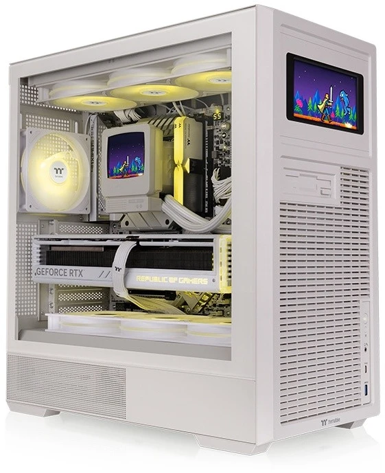 Thermaltake vandens aušinimas - AIO retro 360 ultra ARGB LCD