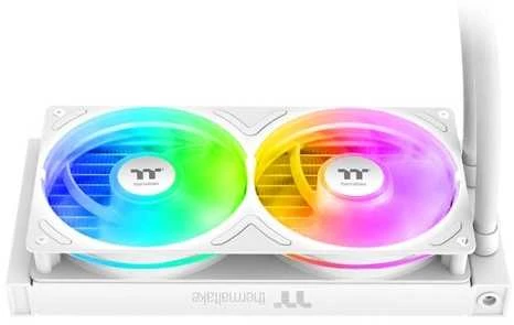 Thermaltake TH240 V3 AIO baltas radiatorius su RGB ventiliatoriais