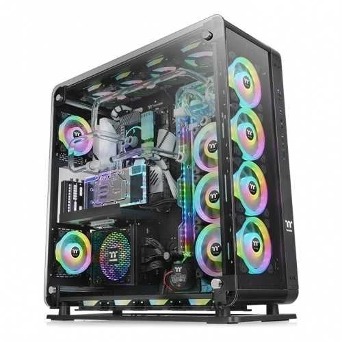 Thermaltake Core P8 Juodas Tempered Glass