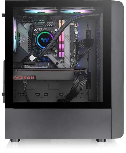 Thermaltake S200 TG Juodas | PC dėklas