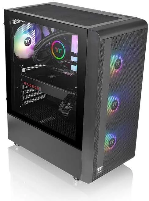 Thermaltake S200 TG Juodas | PC dėklas