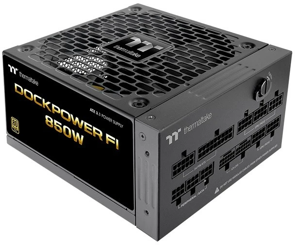 Thermaltake Maitinimo šaltinis - dockpower fi 850 W auksinis modulinis ATX 3.1 Gen5