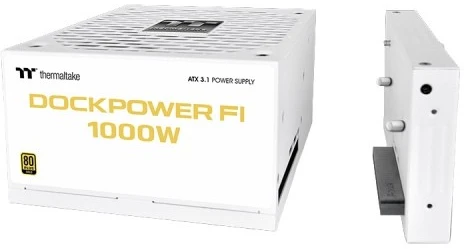 Thermaltake Maitinimo šaltinis - dockpower fi 1000 W auksinis modulinis ATX 3.1 Gen5 Snow