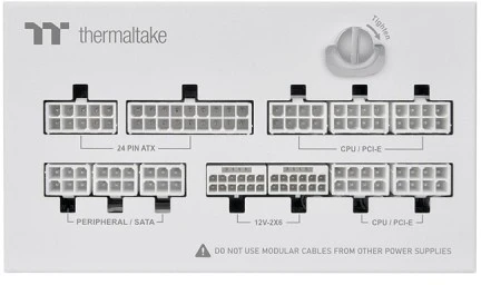 Thermaltake Maitinimo šaltinis - dockpower fi 1000 W auksinis modulinis ATX 3.1 Gen5 Snow