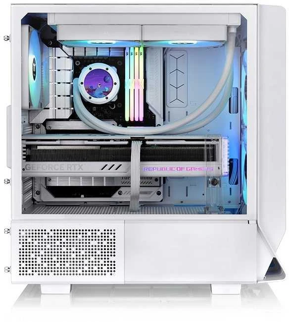 MIDI Thermaltake Ceres 330 TG ARGB Snow Baltas