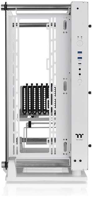 Thermaltake Obudowa - core p3 pro grūdintas stiklas - sniego leidimas